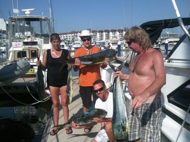 Resultados de un dia de pesca